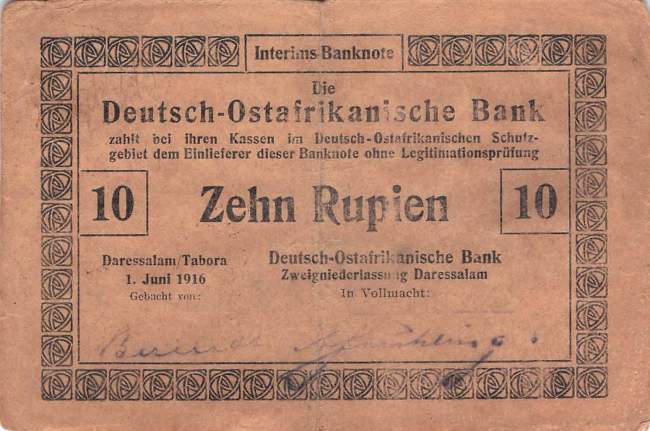 10 Rupien 1916 ro.935a